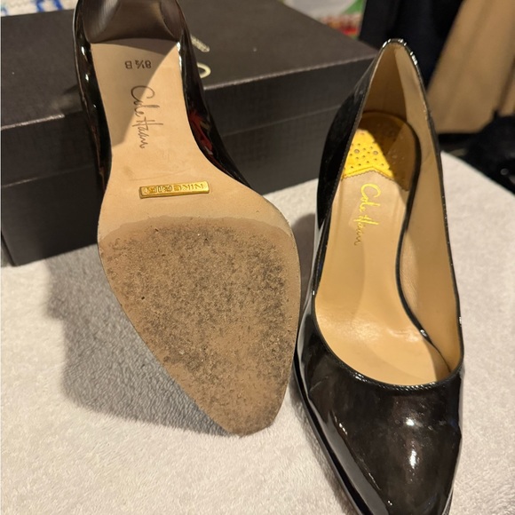 Call Hahn women’s Jenna Air high pump, dark toffee patent leather size 8 1/2 B - Picture 3 of 7